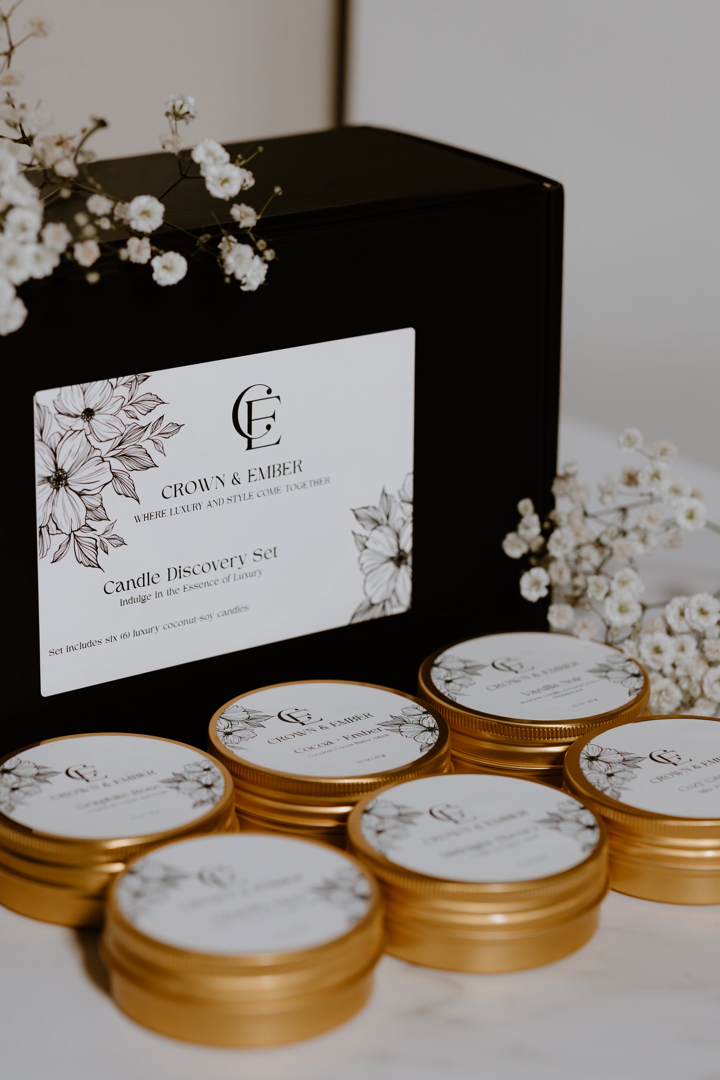 Candle Discovery Kit (Mini Gold Candle Sampler)