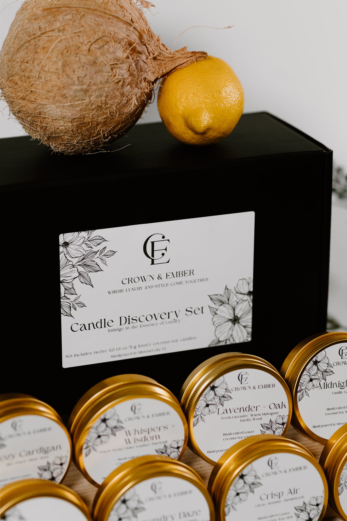 Candle Discovery Set (Mini Gold Candle Sampler)