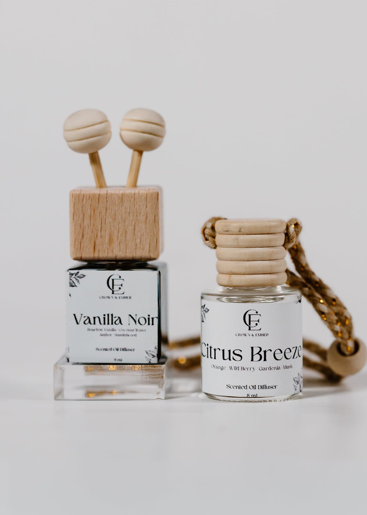 Crown & Ember Car Scents Collection