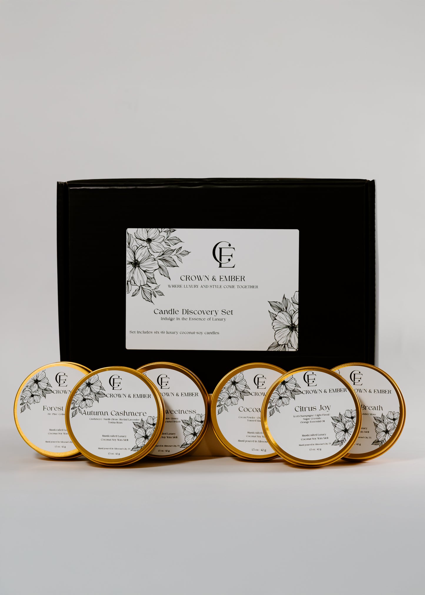 Candle Discovery Set (Mini Gold Candle Sampler)_Fall and Winter Edition