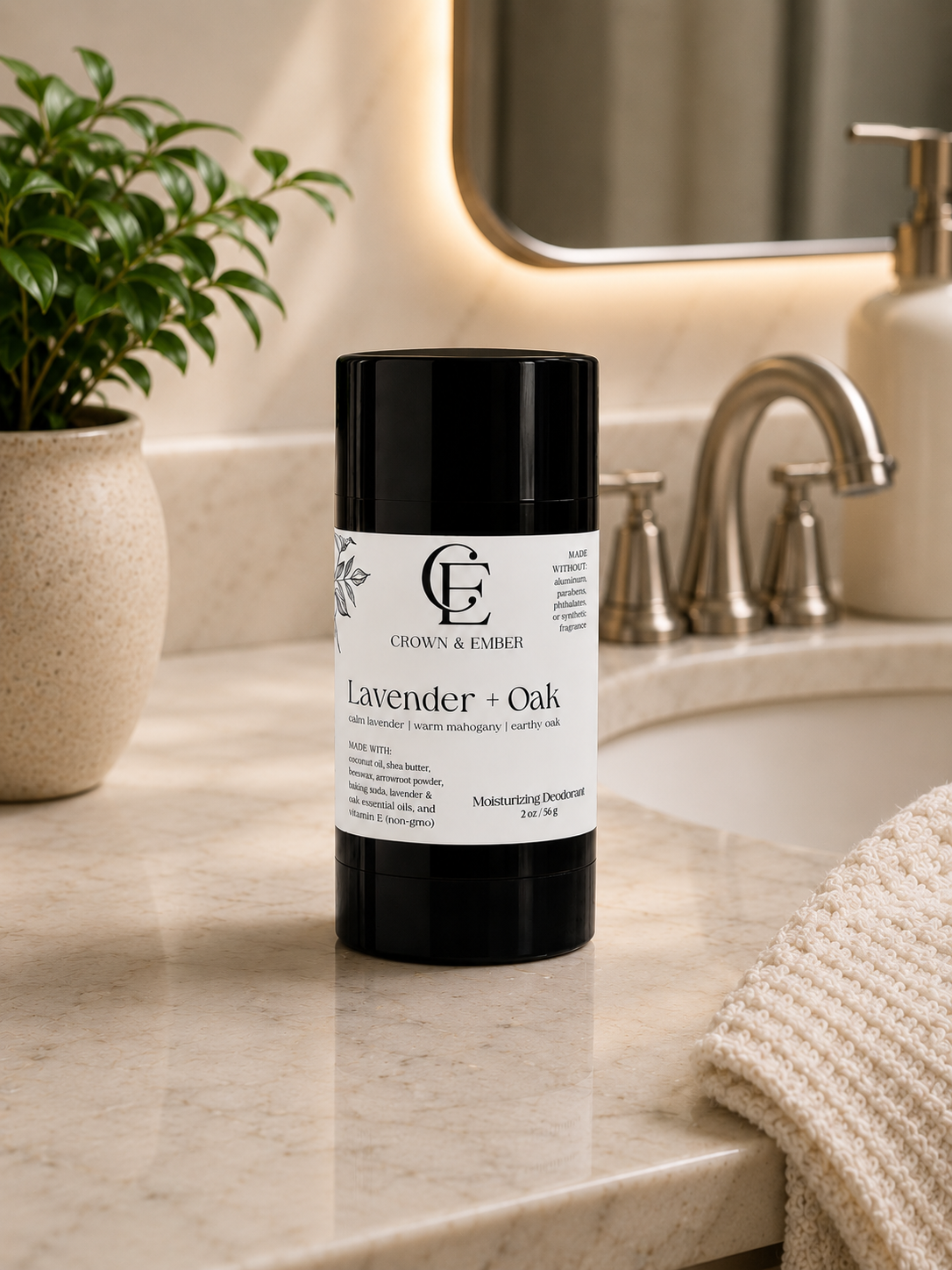 Crown & Ember Nourishing Beard Balm | 1 oz Push Tube
