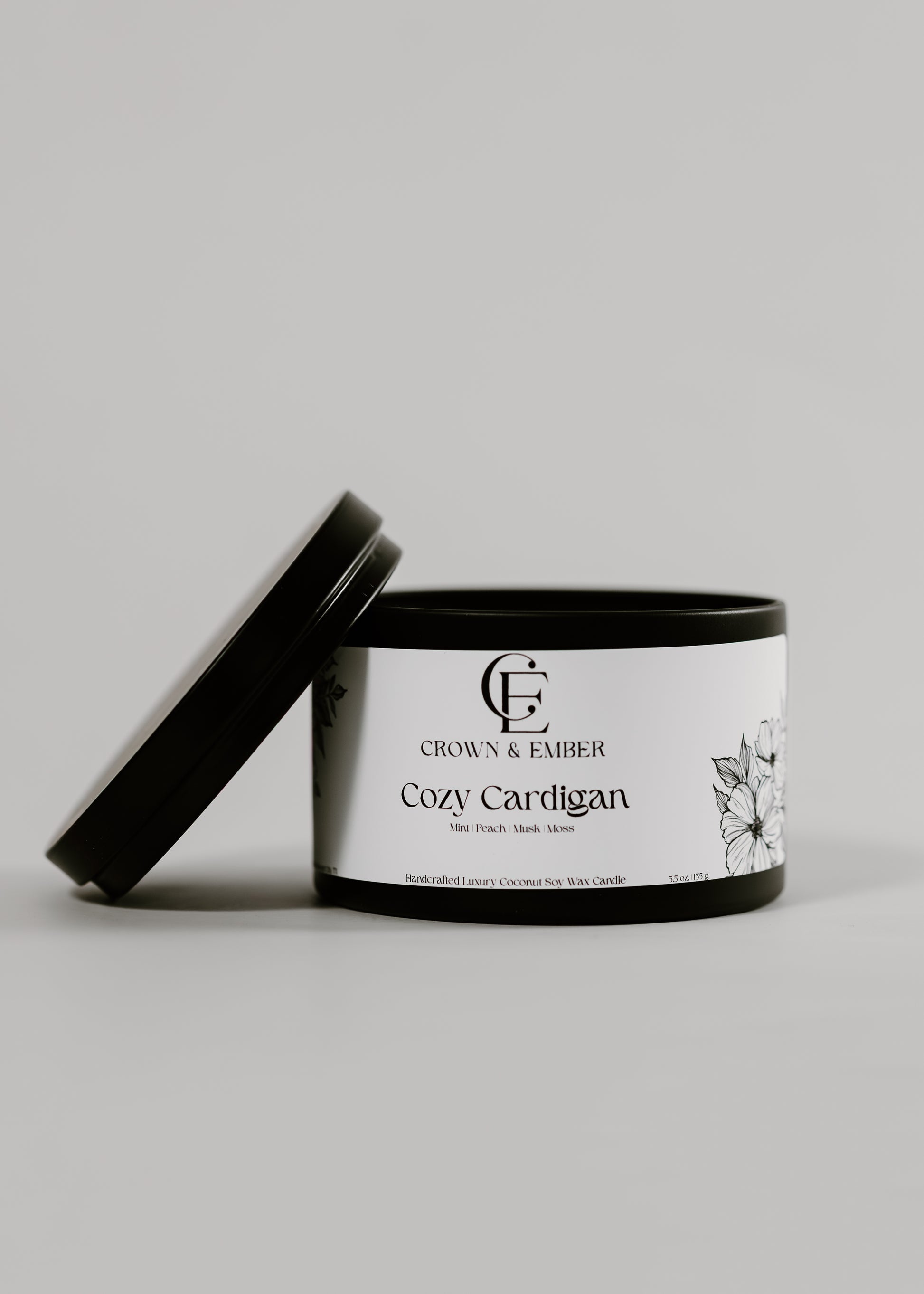 5.5-ounce Coconut-Soy Candle Tin