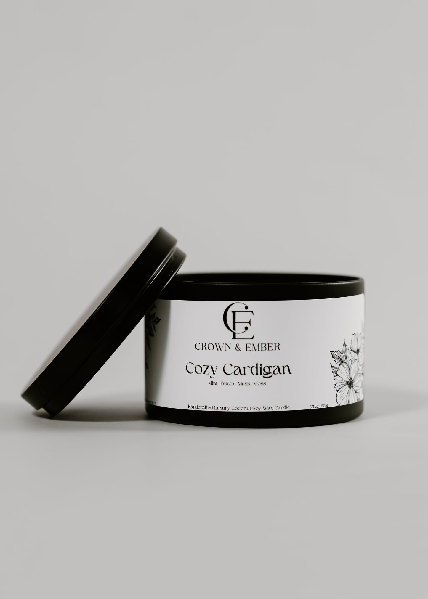 5.5-ounce Coconut-Soy Candle Tin_Fall & Winter Collection