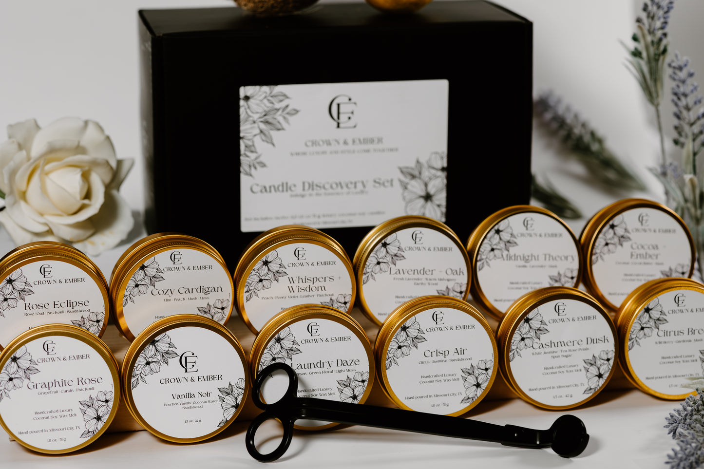 Candle Discovery Set (Mini Gold Candle Sampler)