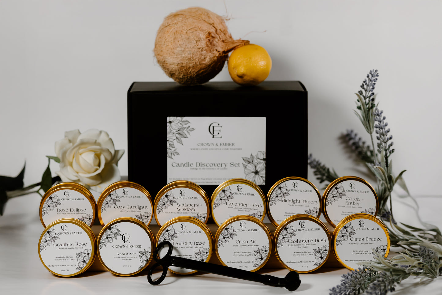 Candle Discovery Set (Mini Gold Candle Sampler)