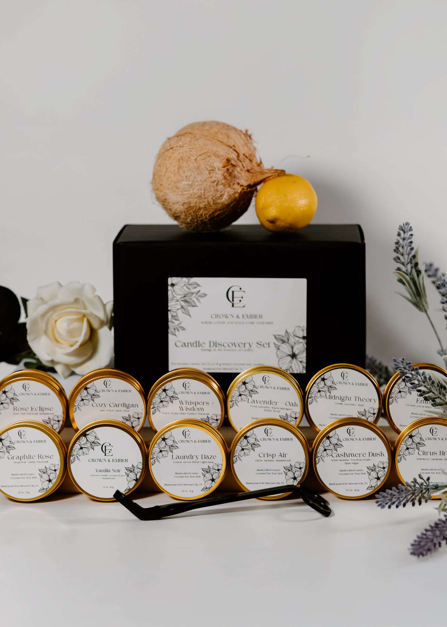 Candle Discovery Set (Mini Gold Candle Sampler)